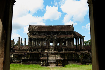 Old stone ruin historical site