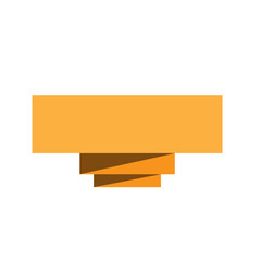 Aufkleber - yellow ribbon banner on white background. yellow ribbon banner sign.