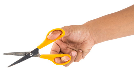 Hands with Scissors