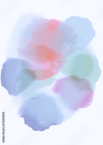 abstract flower on white background