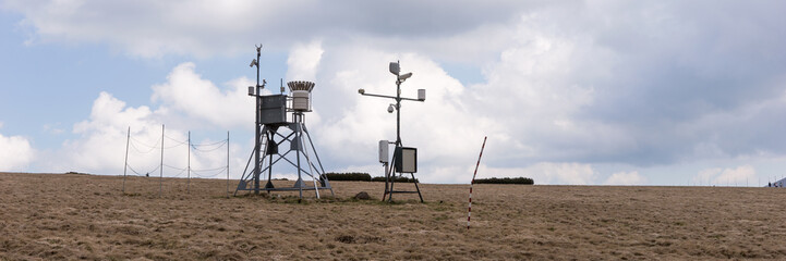 weather station for monitoring the weather in the mountains