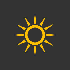 Poster - sun symbols, sun icon vector