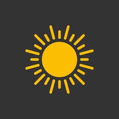 Poster - sun symbols, sun icon vector