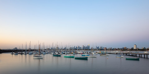 Wall Mural - Melbourne Sunset