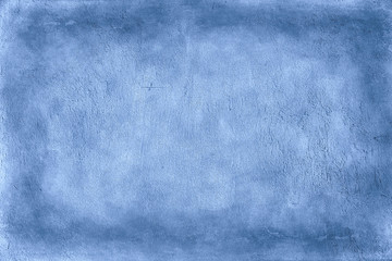 blue plaster background / abstract cold vintage background old concrete texture