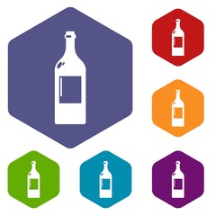 Wall Mural - Empty bottle icon. Simple illustration of empty bottle vector icon for web