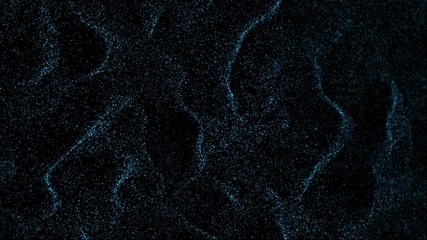 Aufkleber - boom lights flares motion with smoke and dust particles flow background glow light bright blue video footage for design logo