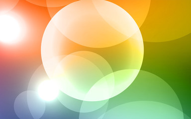 Abstract Bokeh white circle background