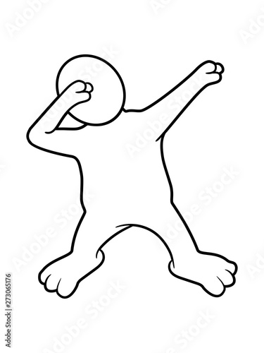 Tanzen Dab Dabbing Tanz Pose Lustig Figur Spass Party Feiern Cool Trend Clipart Comic Cartoon Design Buy This Stock Illustration And Explore Similar Illustrations At Adobe Stock Adobe Stock