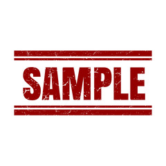 Poster - sample stamp square vintage grunge texture isolated sign vector illustration