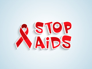 Poster - Poster or banner design for World Aids Day.