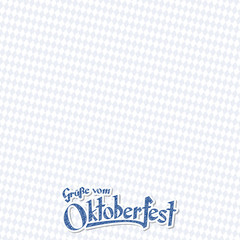 Wall Mural - Oktoberfest background with greetings text