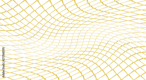 Vector illustration of the pattern of the golden lines abstract background. E...