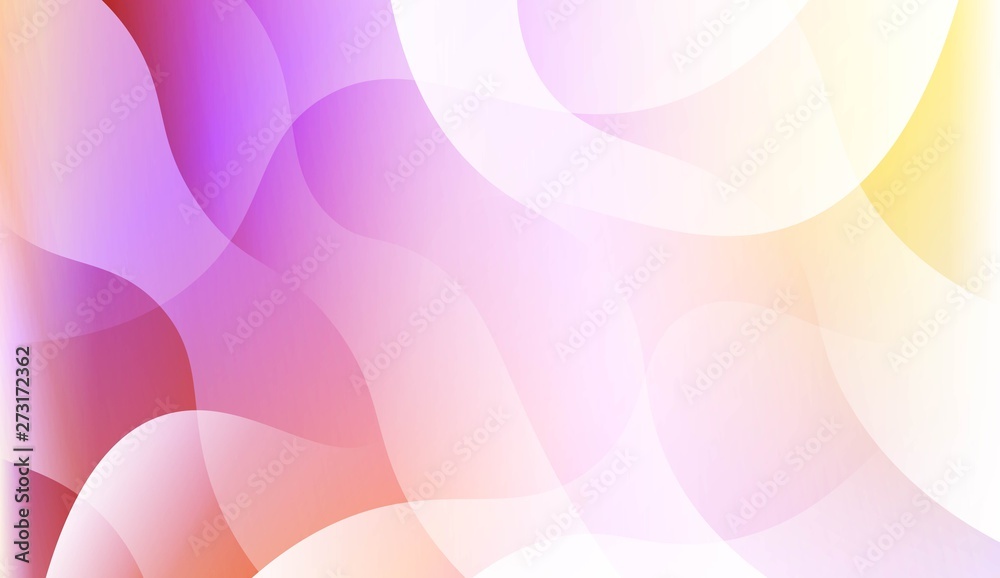 Geometric Wave Shape with Gradient Blurred Abstract Background. For ...