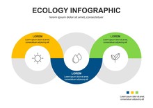 Abstract Ecology Concept Background .Vector Infographic Illustration
