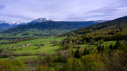 Wall Mural - Massif des Bauges