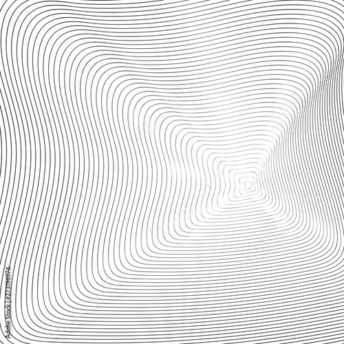 Black and white thin line abstract background