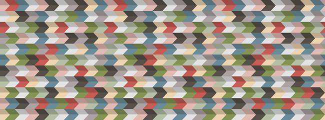 Wall Mural - abstract geometric background, 3d effect, retro colors