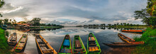 Landmark Travel Thailand,nong Han River In Sakon Nakhon Province,thailand