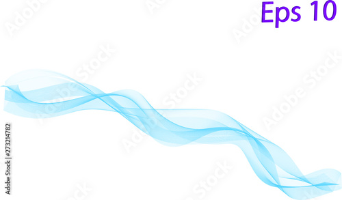 Wave Of The Blue Colored Lines Abstract Wavy Stripes Creative