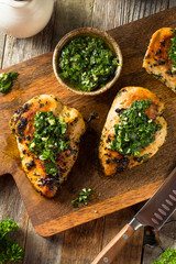 Sticker - Homemade Grilled Chimichurri Chicken Breast