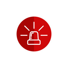Aufkleber - Siren icon vector. siren logo design illustration