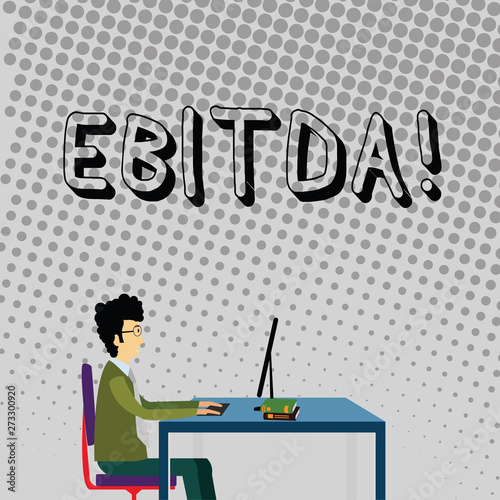 Handwriting Text Ebitda Concept Meaning Earnings Before