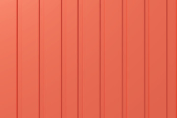 Poster - 3d rendering of red metal wall