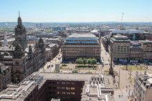 Glasgow George Square Panomaric View