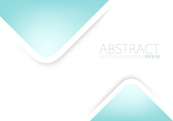 Poster - Green abstract blue background with copy space for your text