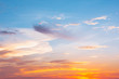 © Achira22 - Sky and cloud at sunset with sunset light effects background. clouds twilight and dramatic sky background.