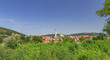 Blick auf die Granitstadt Hauzenberg bei Passau im Bayerischen Wald