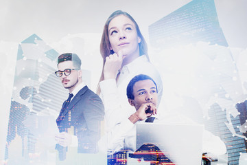 Poster - Diverse business team, international company