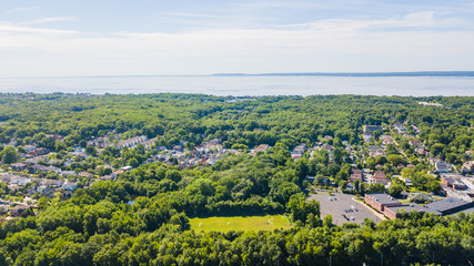 Wall Mural - Staten Island New York Aerial Photography