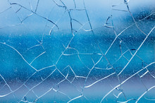 Cracked Blue Window Background Fine Art In High Quality Prints Products