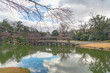 京都仙洞御所 八ツ橋と南池の風景