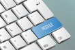 module written on the keyboard button