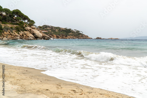 Cuadros en Lienzo Isola del Giglio Cannelle in mare grosso