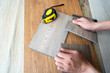 © appleyayee - DIY do it yourself concept for vinyl flooring cut easily to renovate home floor style