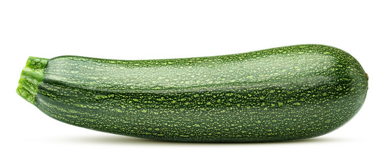 Sticker - zucchini isolated on white background, clipping path, full depth of field