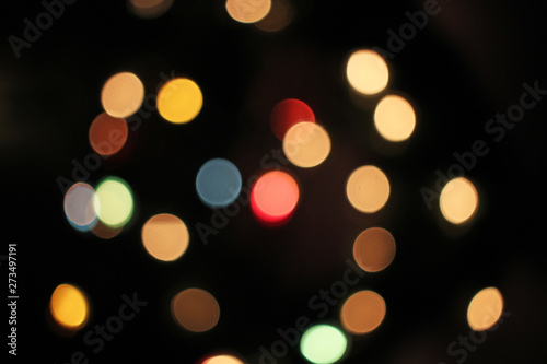 Blur blurred defocused christmas lights bokeh light dots
