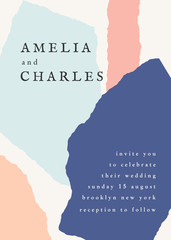 Poster - wedding invitation template