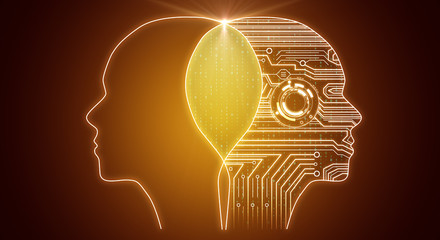 Poster - AI and futuristic concept