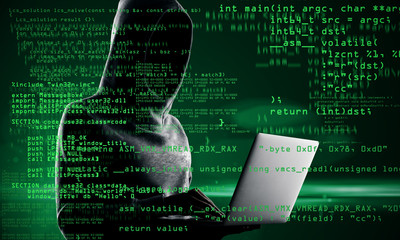 Aufkleber - Coding and hacking concept