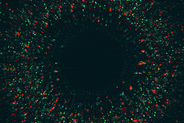 Poster - Glowng sparkles texture