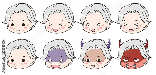 喜怒哀楽 表情セット シニア男性 Buy This Stock Vector And Explore Similar Vectors At Adobe Stock Adobe Stock
