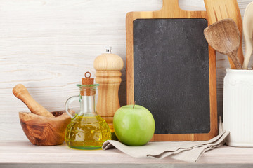 Poster - Set of various kitchen utensils