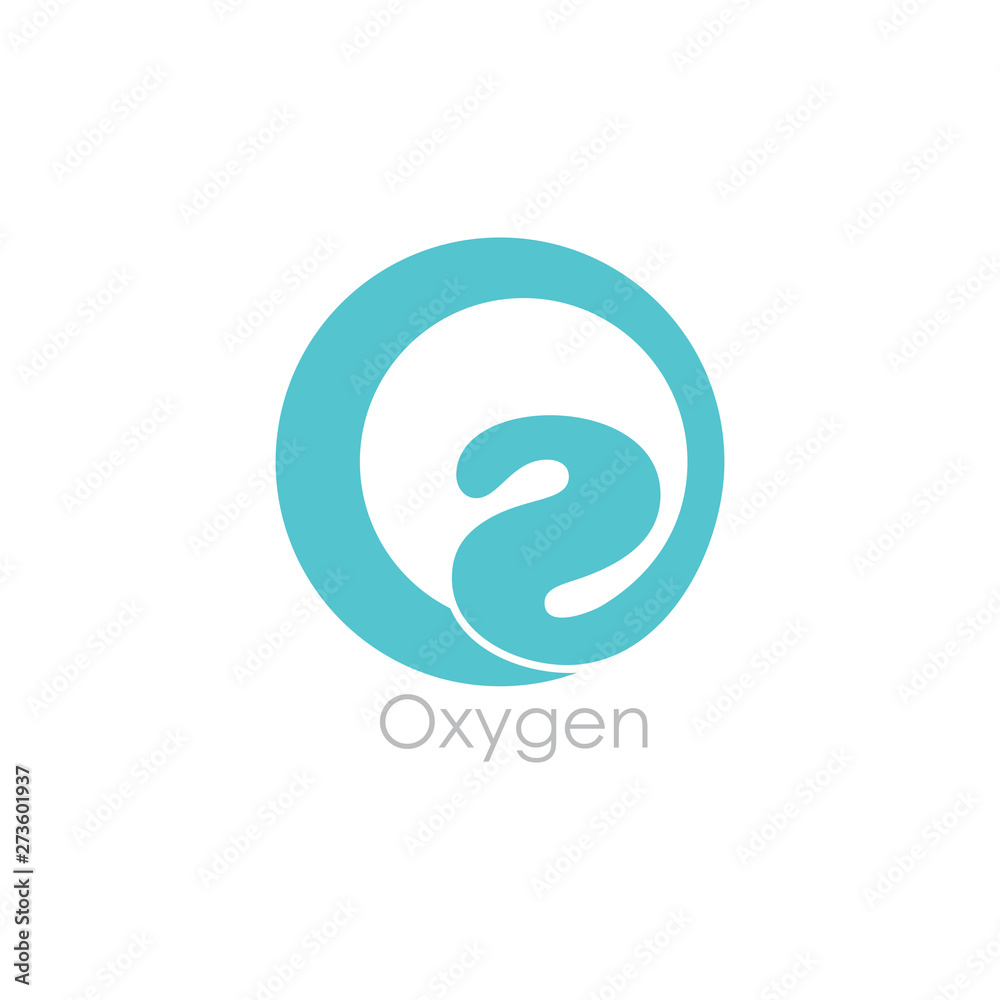 O2 Sign Medical Official o2 oxygen symbol logo vector Stock Vector | Adobe Stock