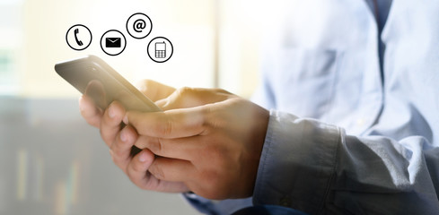 Poster - CONTACT US (Customer Support Hotline people CONNECT )