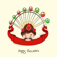 Poster - Happy Dussehra Concept.